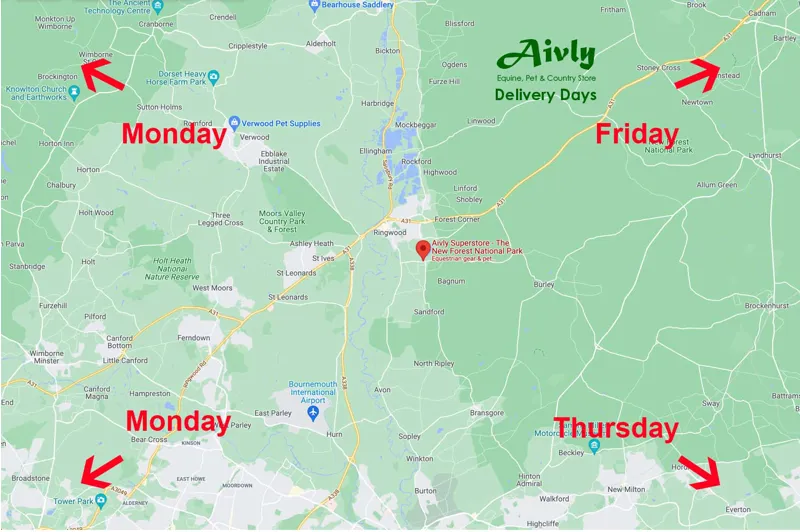 Local Delivery Map Aivly